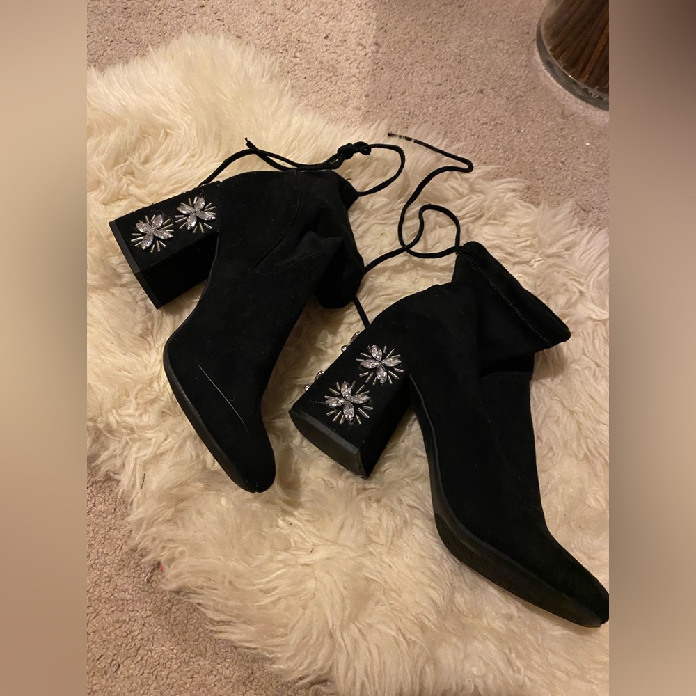 Crystal Winter Booties